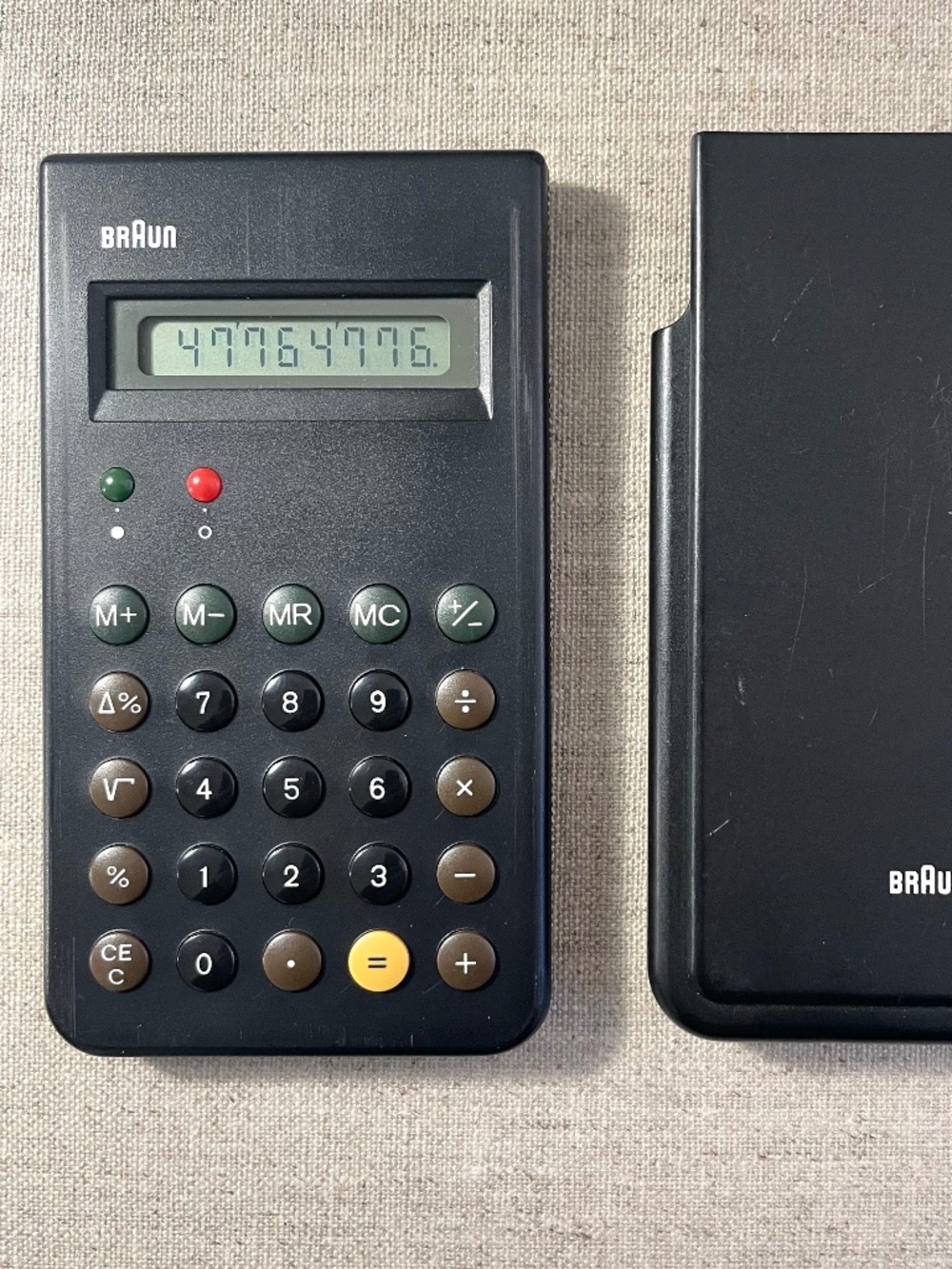 Original 1980s Braun ET66 Calculator – Dieter Rams Iconic Inspiration for Apple